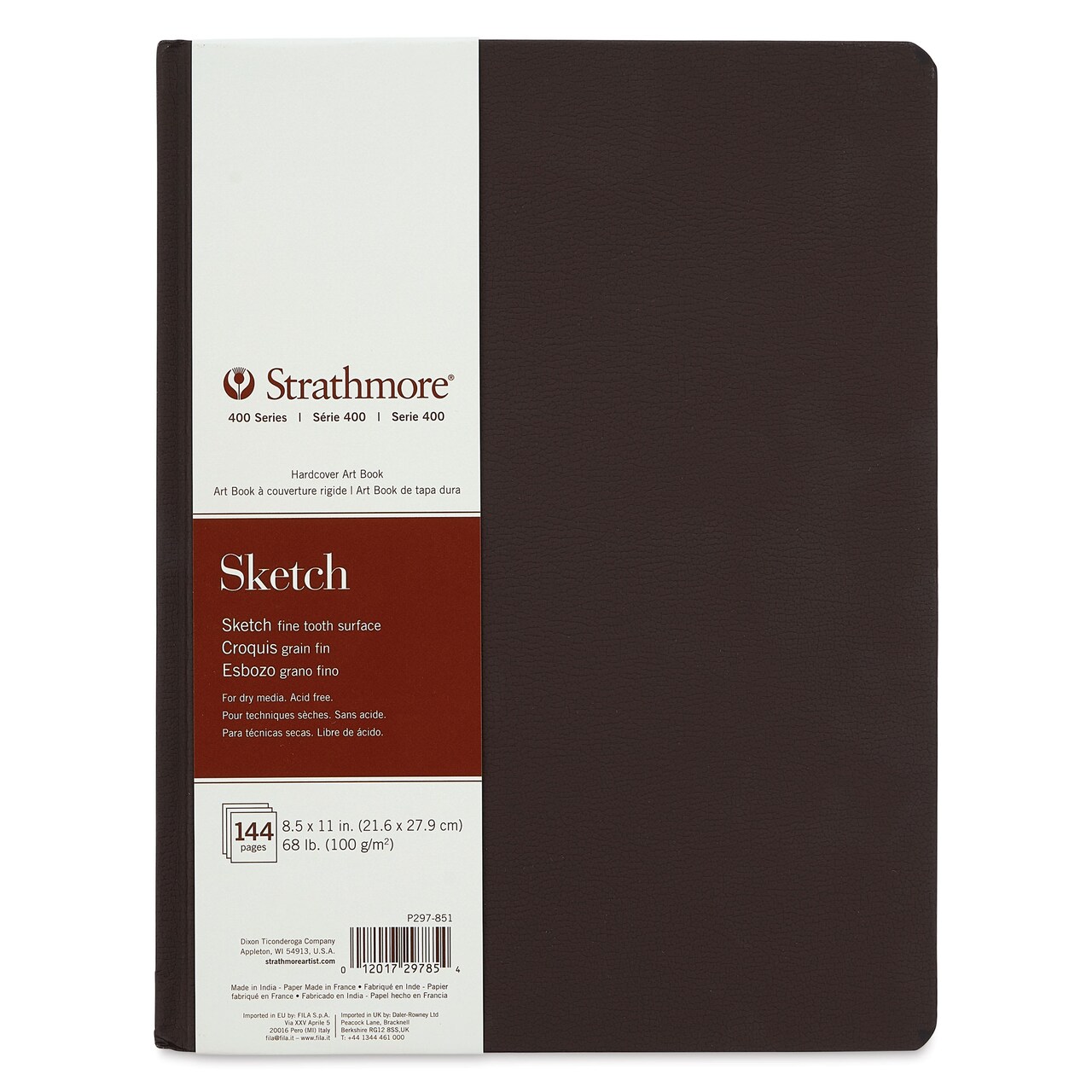 Strathmore 400 Series Sketch Hardcover Hardbound Art Book - 8-1/2" x 11"